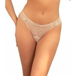 NEW LISE CHARMEL sublime en dentelle bikini in beige